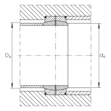 關(guān)節(jié)軸承 GE20-DO, 根據(jù) DIN ISO 12 240-1 標(biāo)準(zhǔn)，需維護(hù)